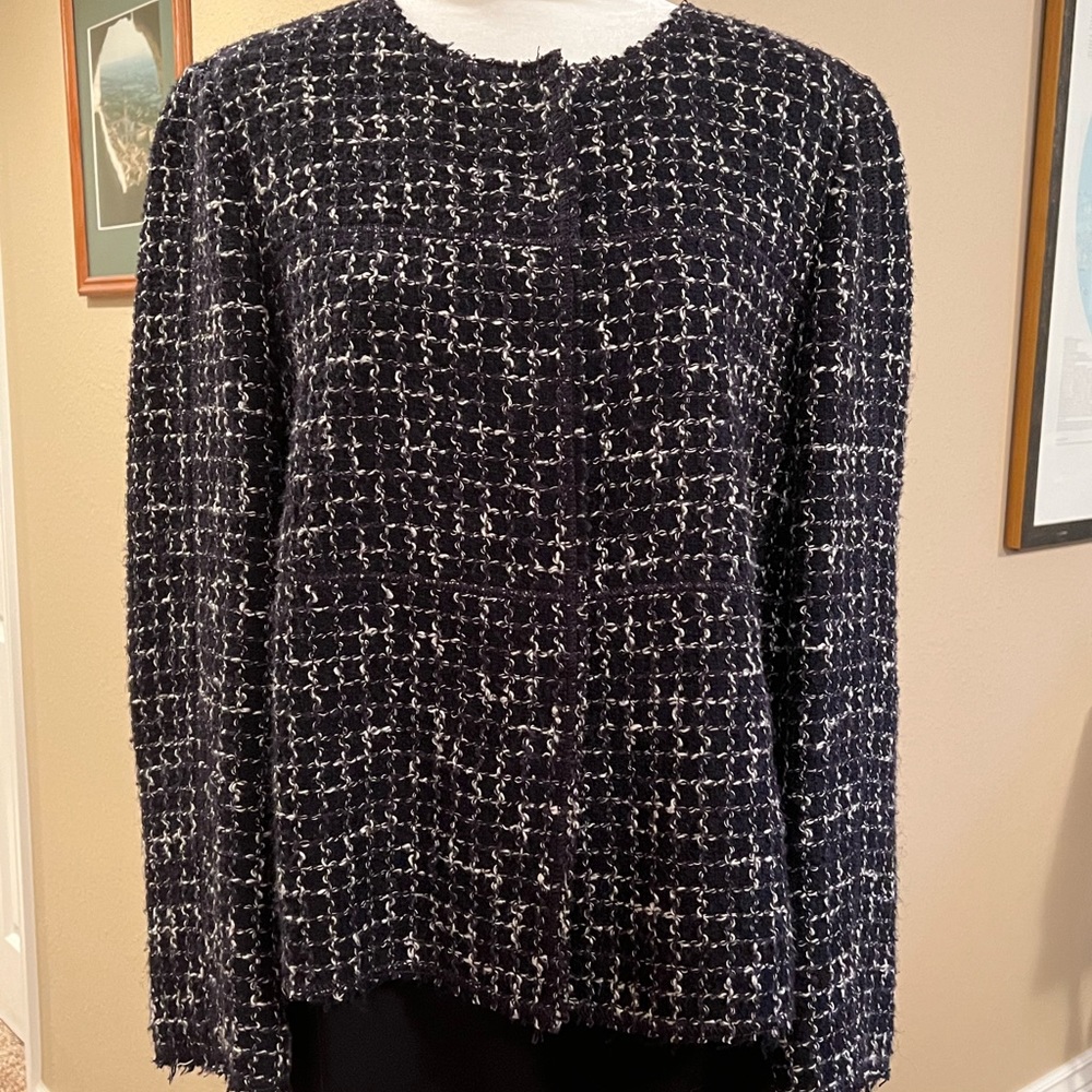 Lafayette 148 NY Jacket - Dark Navy Color - size 10